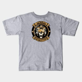Skull Squadron Gold Leader Gold Squadron Kids T-Shirt